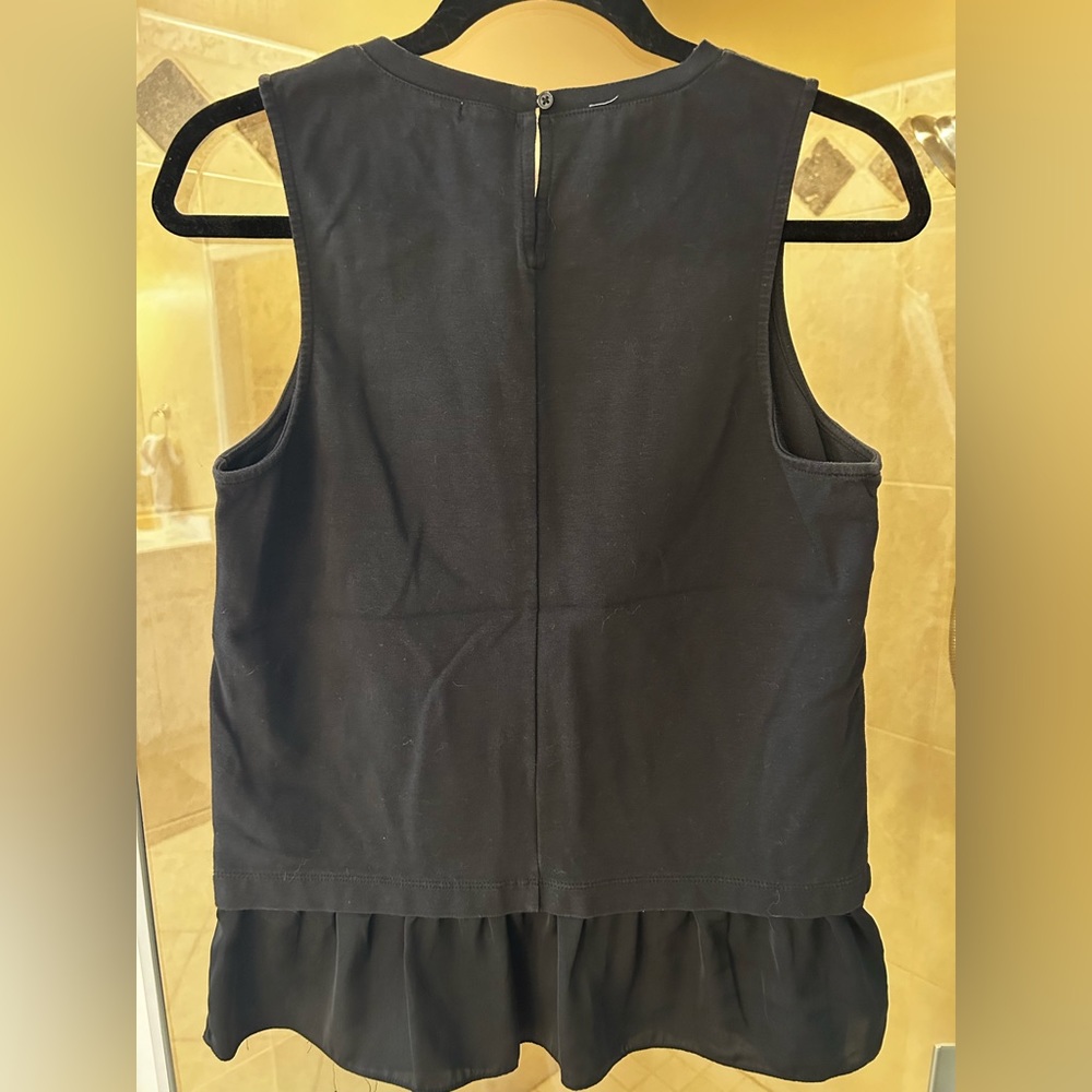 J Crew Black Blouse